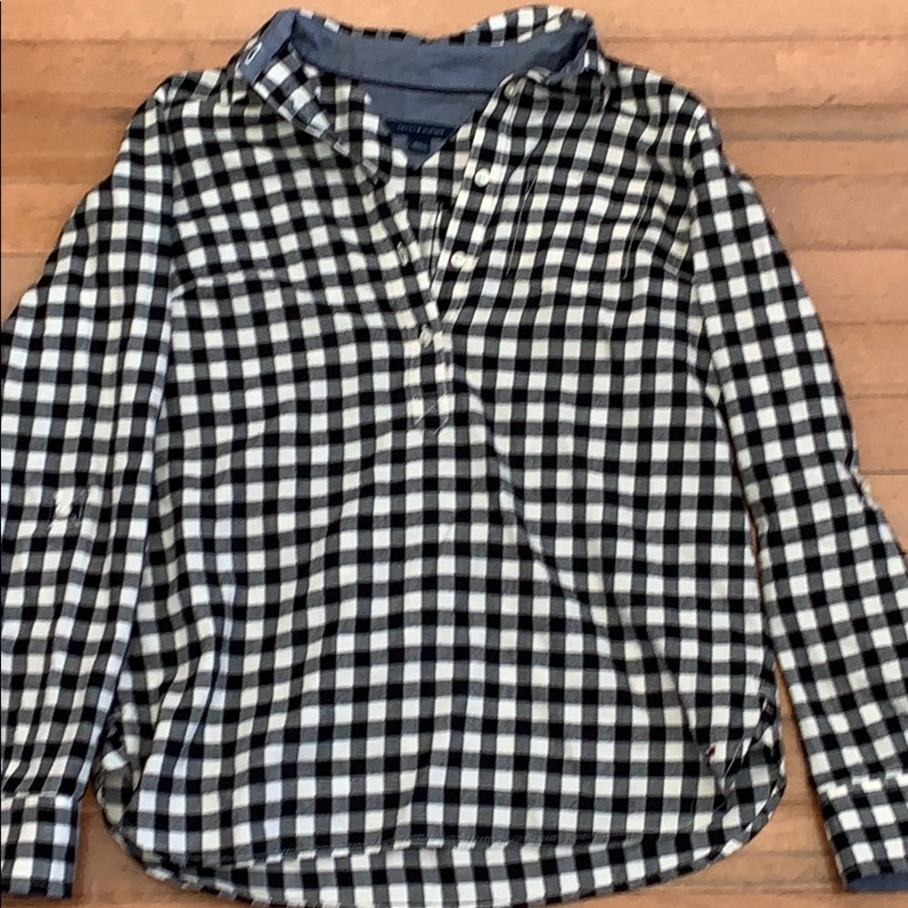 Tommy Hilfiger plaid flannel popover